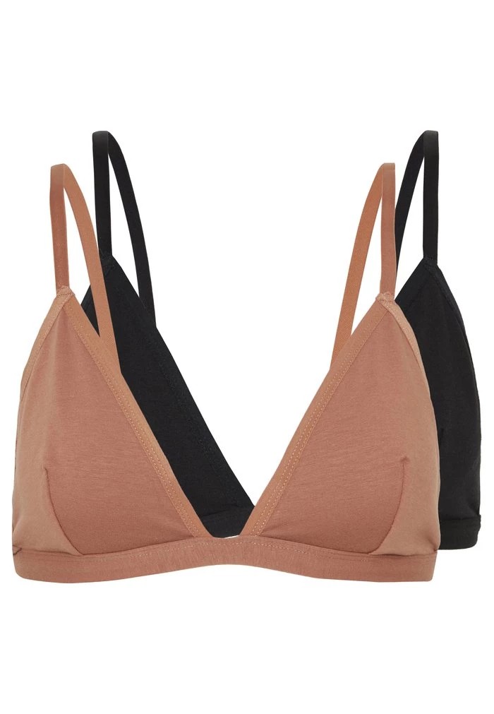 Soutien-Gorge ANNA FIELD Anna Field Odessa 2 Pack Triangle Bra Marron Femme | TRN-2646752